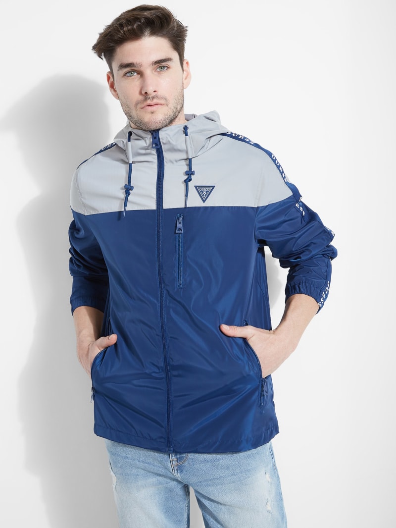 Andrew Reflective Hooded Jacket GUESS