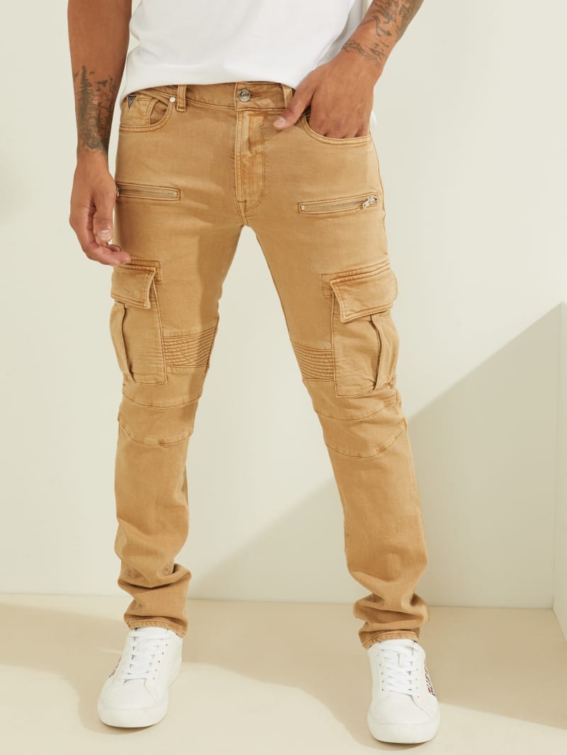 skinny tapered cargo pants