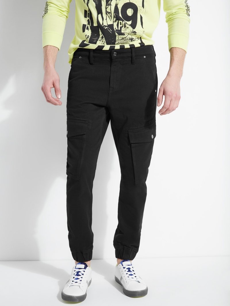 cropped cargo joggers