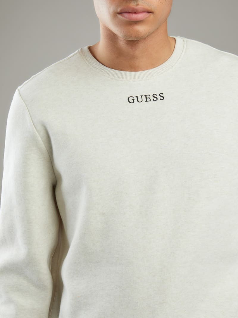 guess multi script sweatshirt