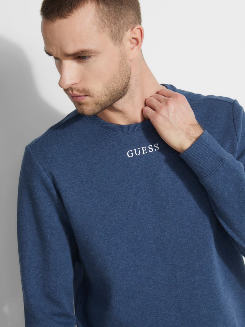 guess multi script sweatshirt