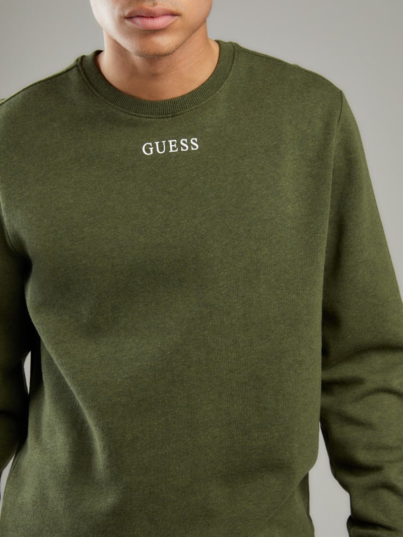 guess multi script sweatshirt