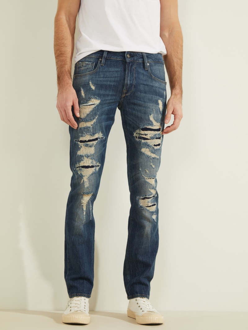 guess slim tapered jeans