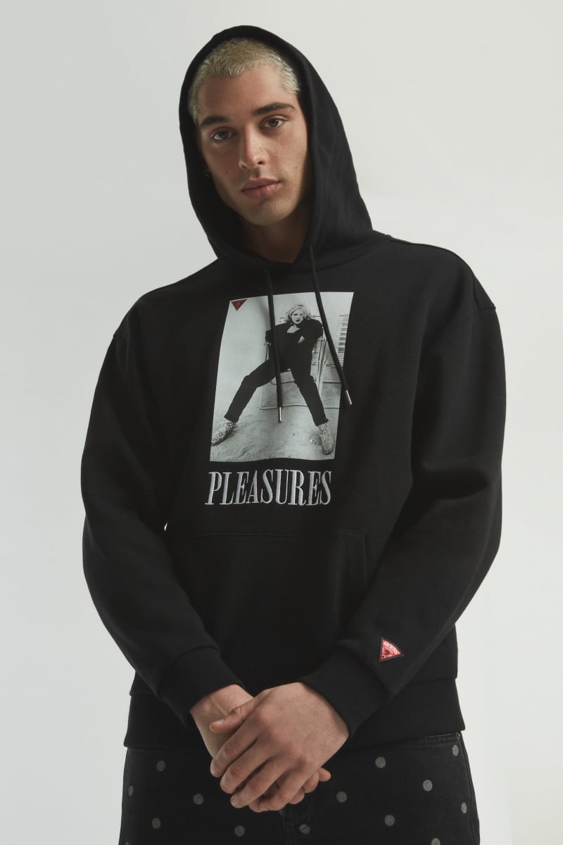 guess hoodie black