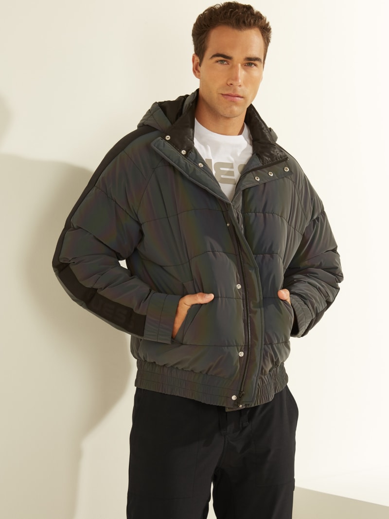 guess noah nylon puffer jacket