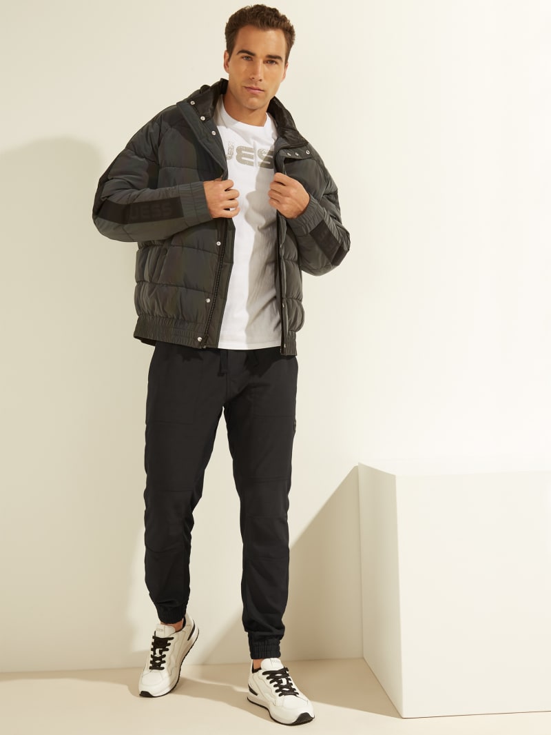 Reflective guess jacket top