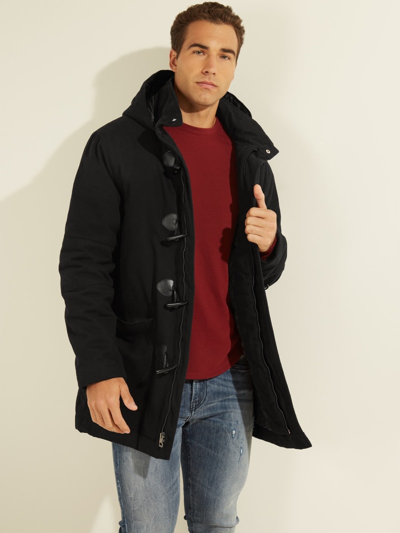 Guess hooded toggle coat discount