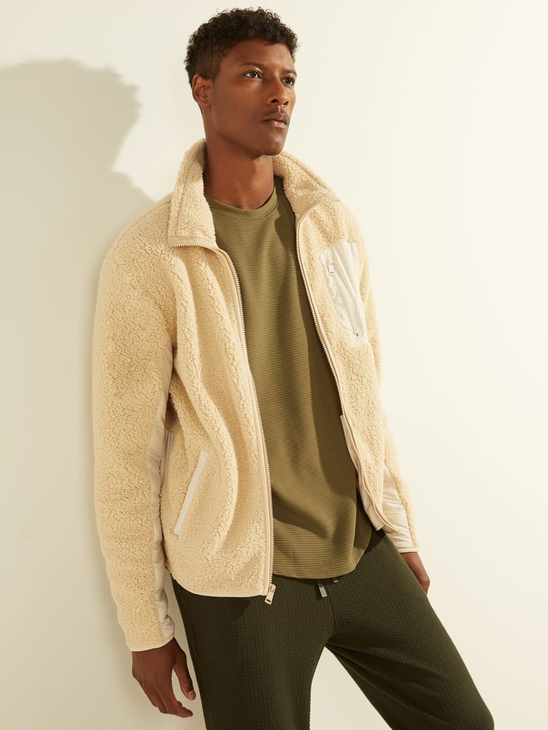Guess sherpa jacket clearance