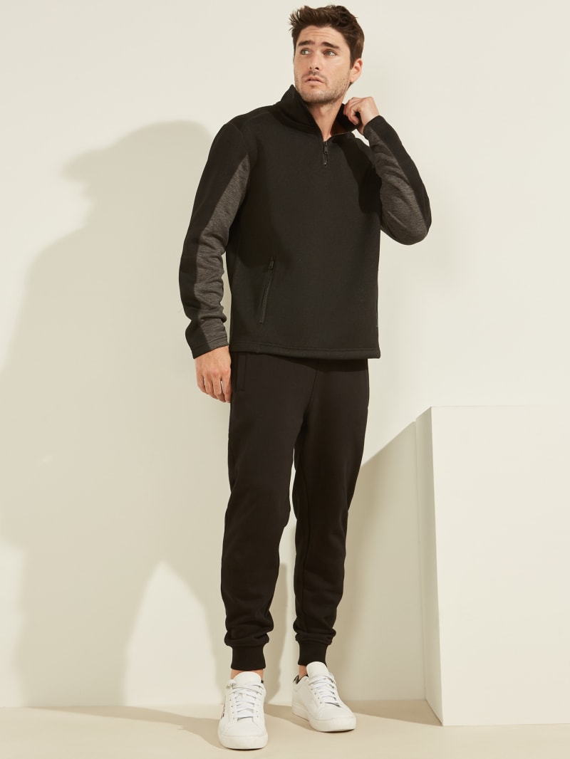 guess half zip sweater
