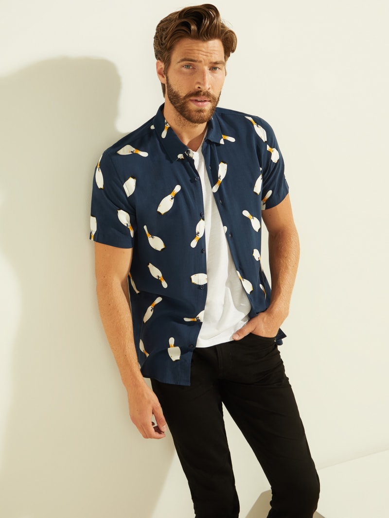 Eco Bowled Over Shirt | GUESS