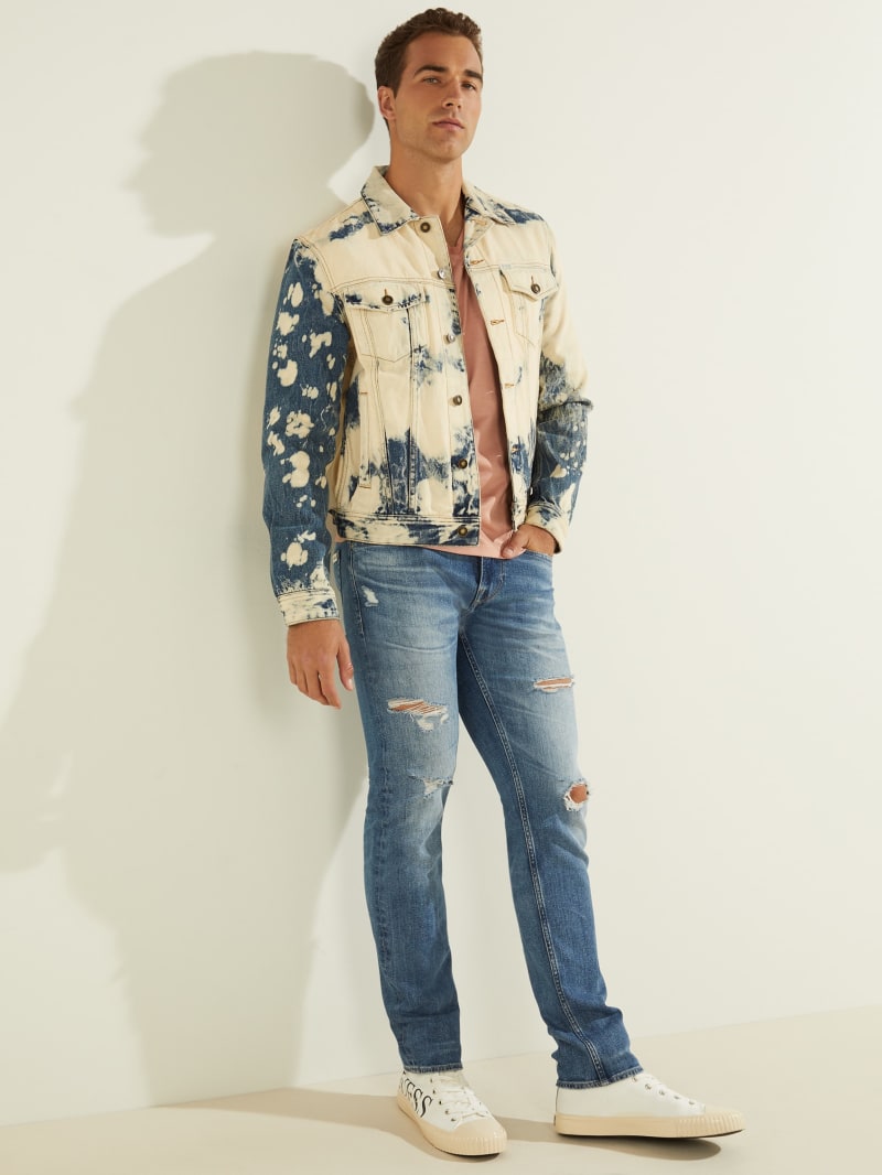 guess jean jacket mens