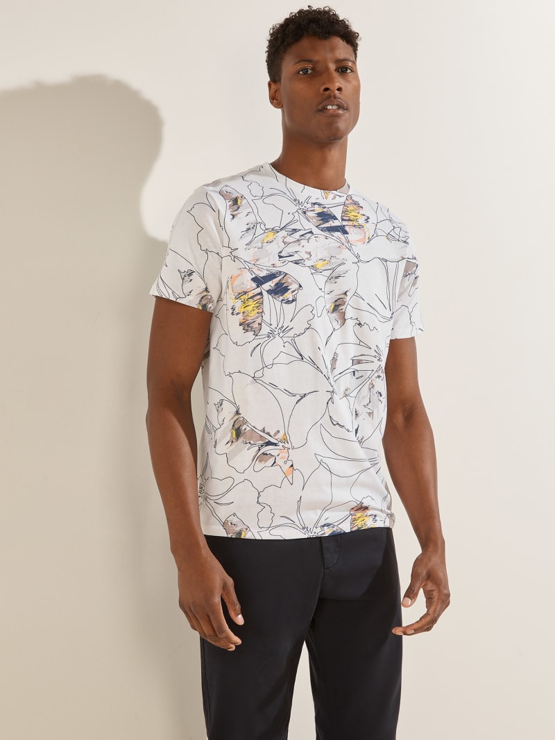 Floral Outline Tee