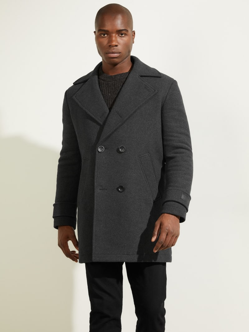 Military WoolBlend Coat GUESS