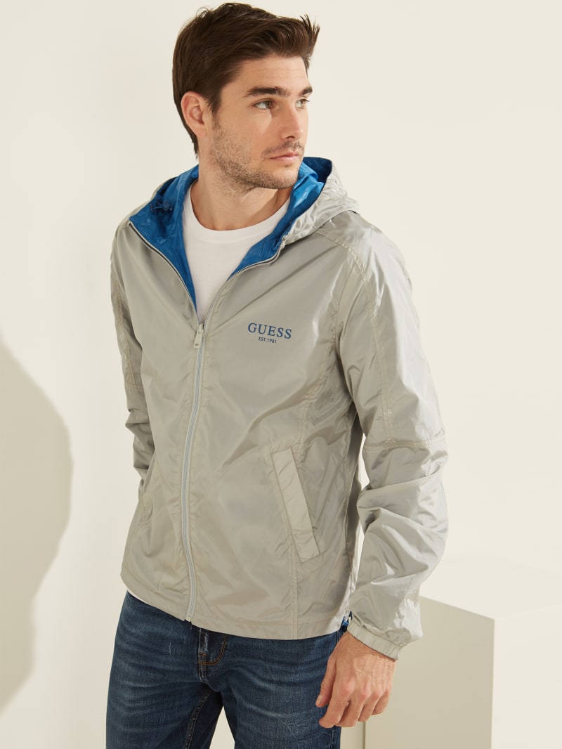 guess mens peacoat with hood