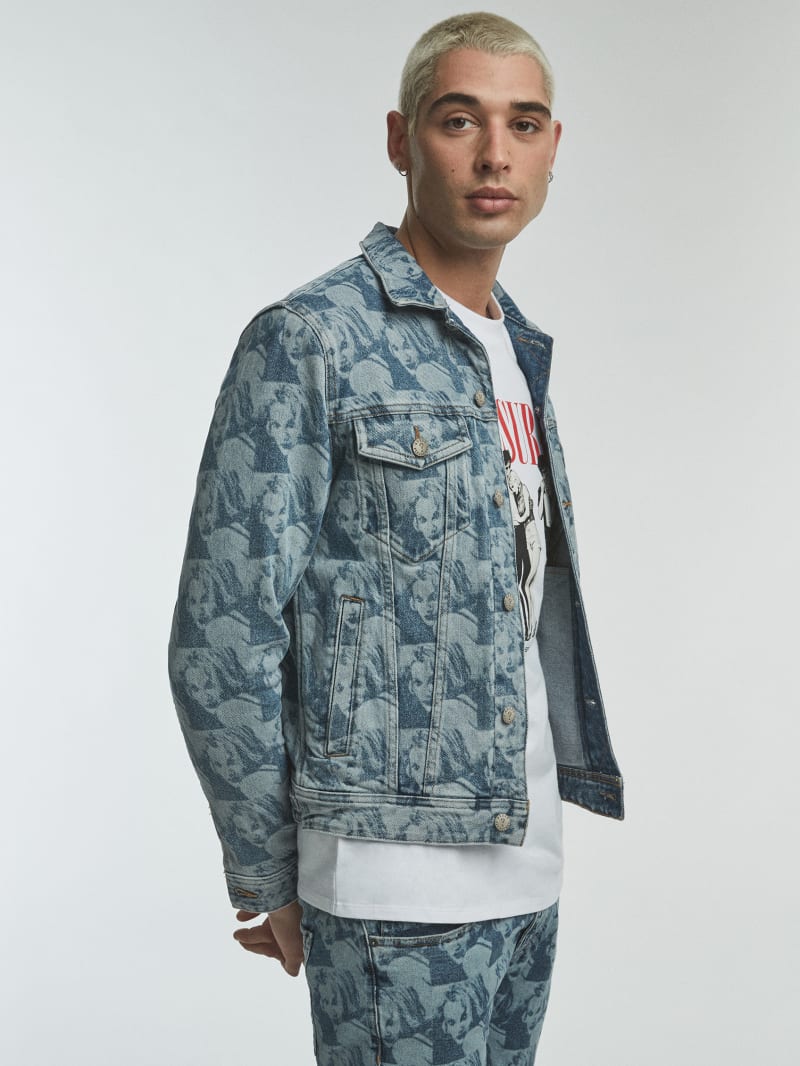 Pleasures trucker jacket clearance