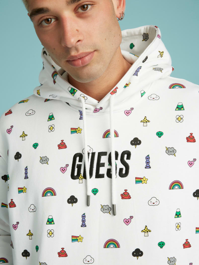 Guess hoodies for men clearance