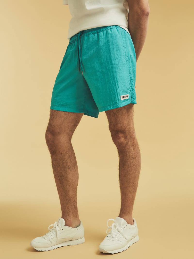 Guess neon nylon active shorts best sale