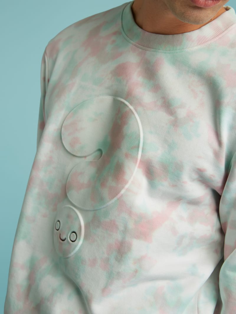 Guess FriendsWithYou Tie-Dye Crewneck. 3