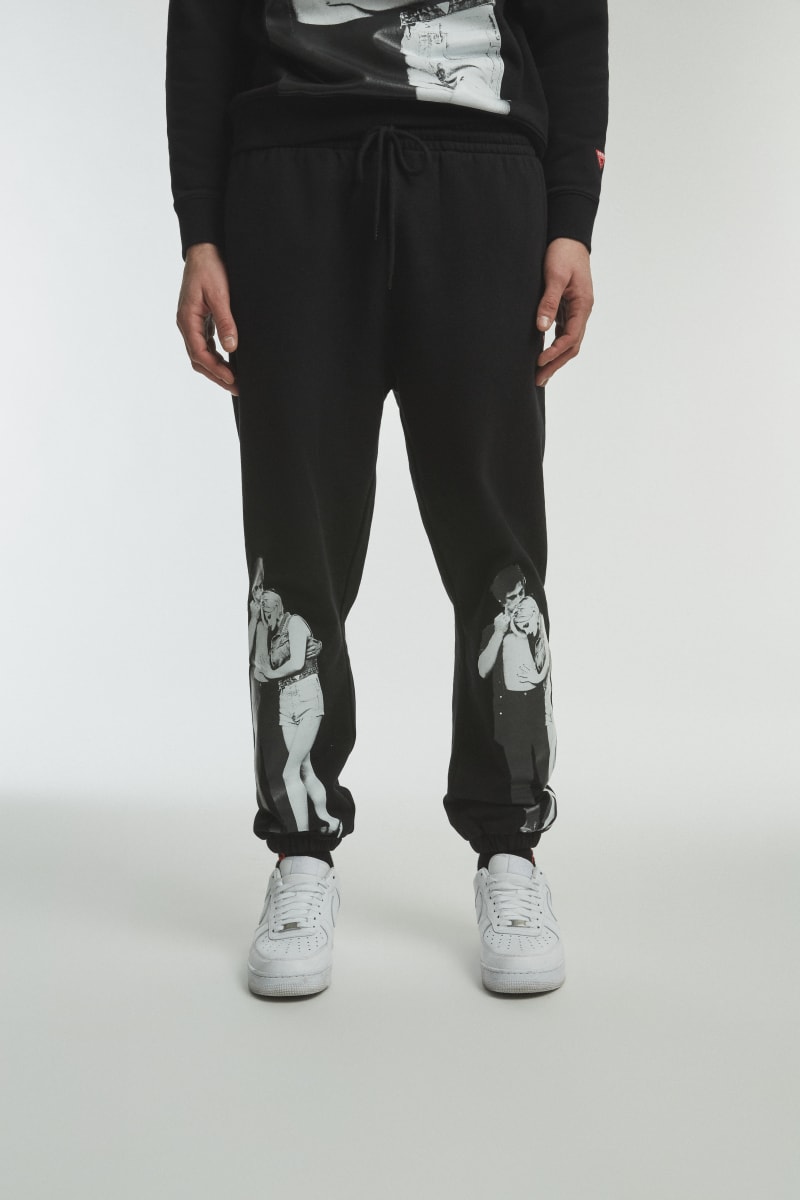 mens guess joggers