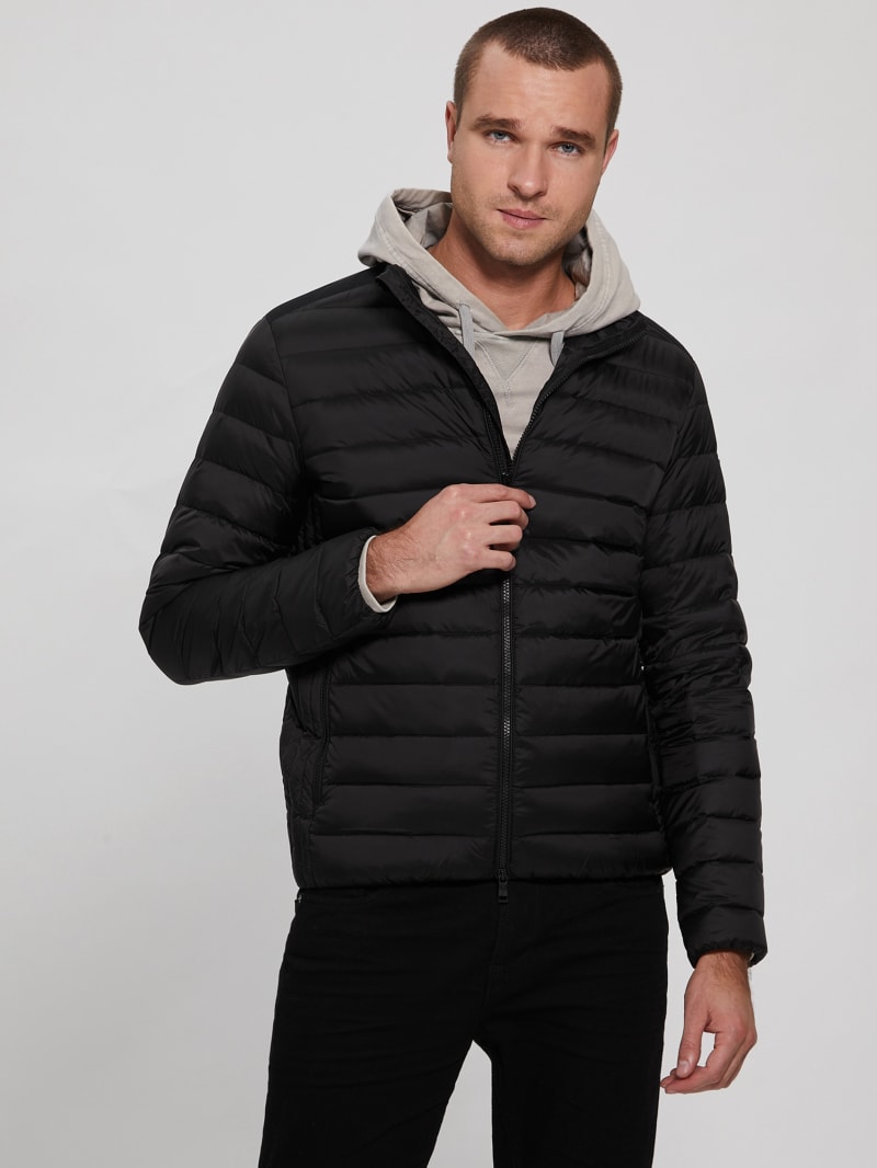 Packable Real Down Puffer Jacket | GUESS Canada