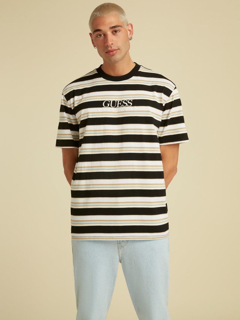 Striped tee guess discount