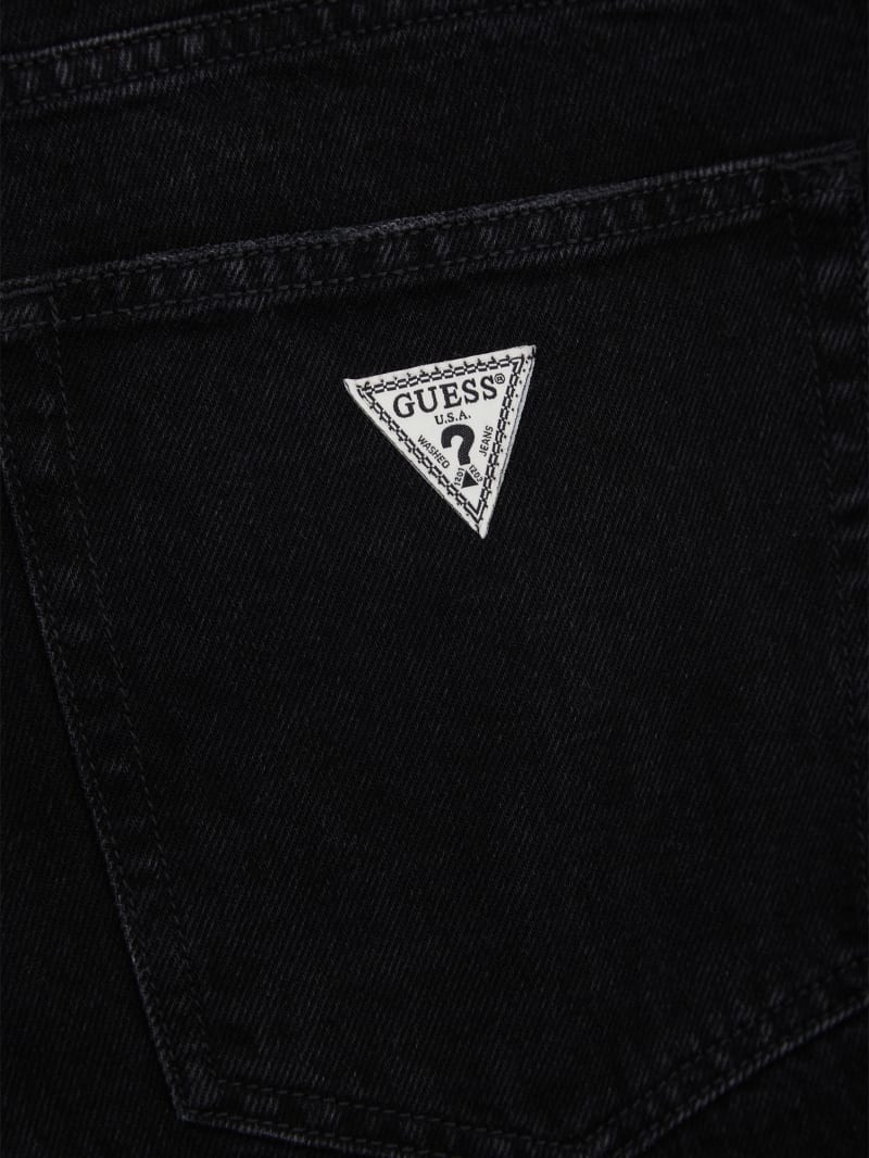 Washed Black Straight Denim Pants | GUESS