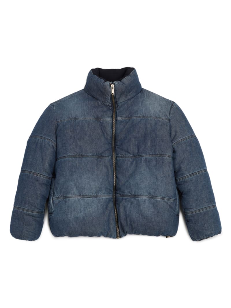 Denim Puffer Jacket
