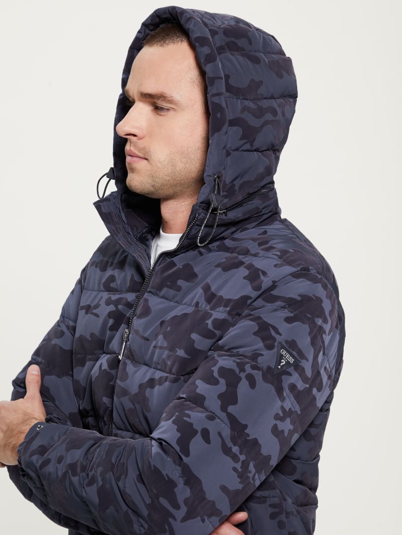 Paisley Camouflage Puffer Jacket