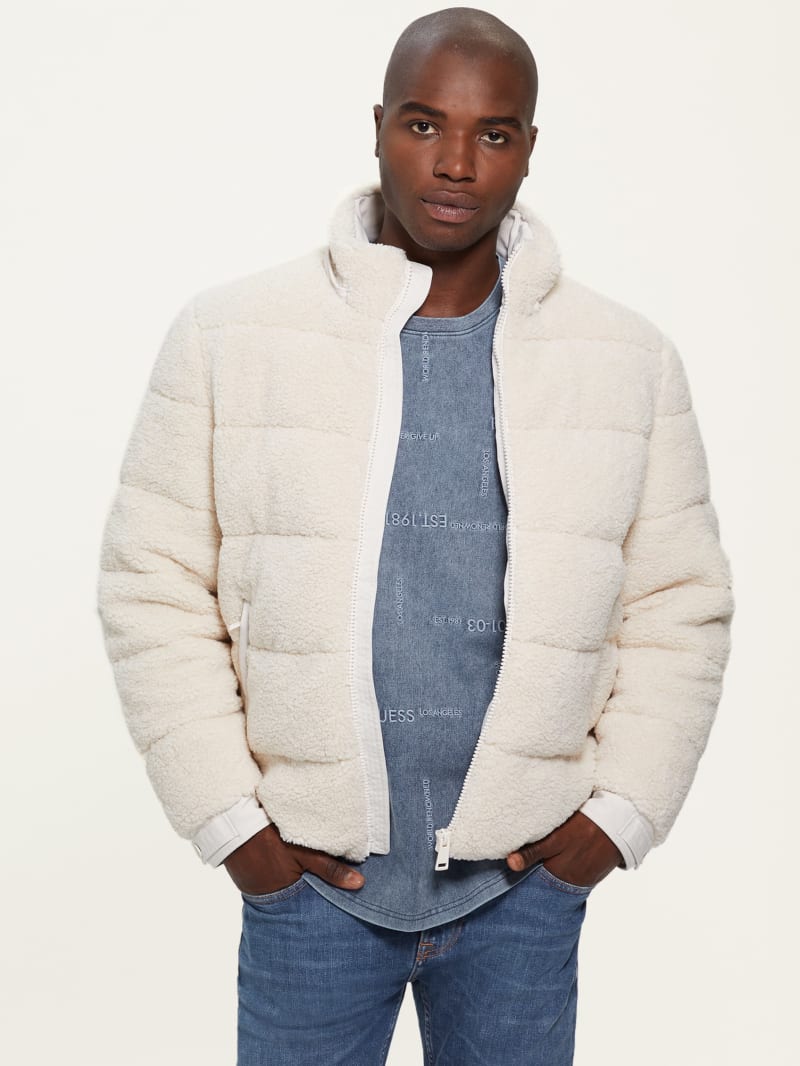 Puffer teddy jacket online