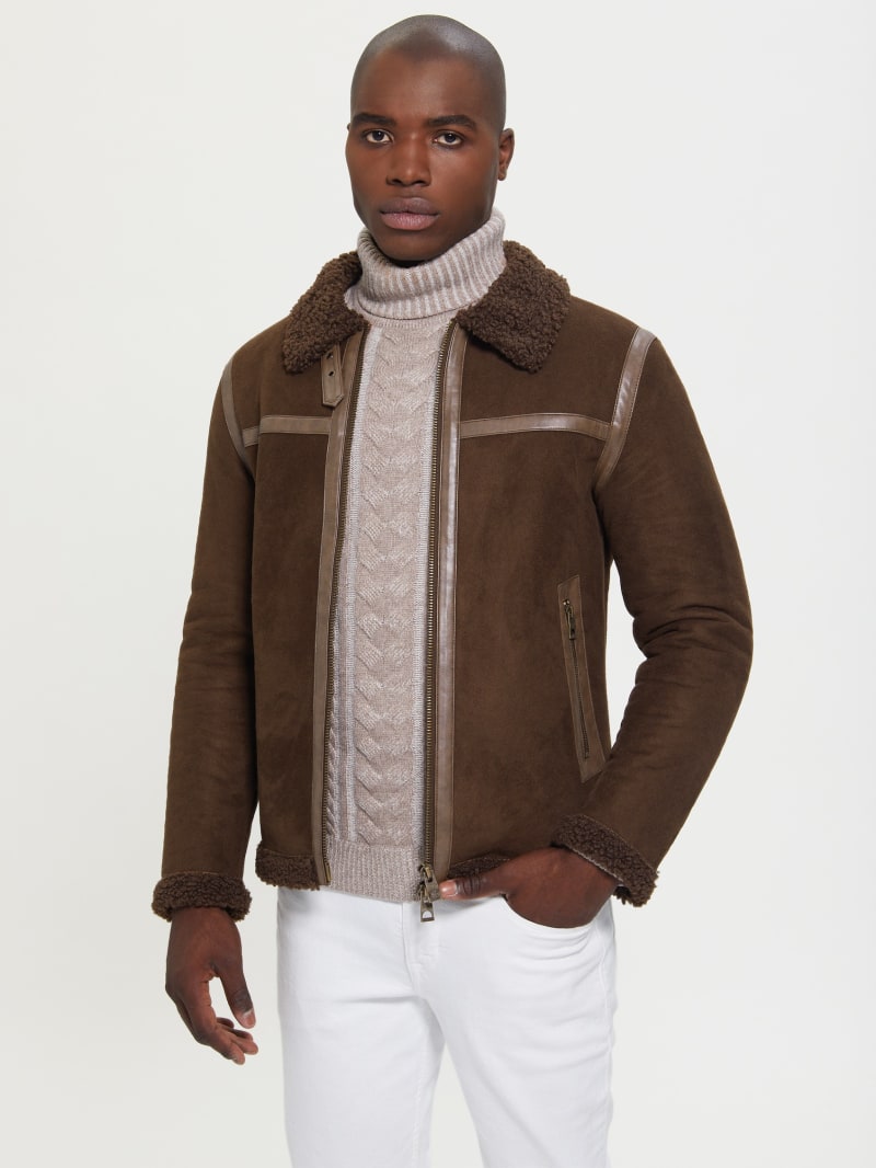 Eco Faux Shearling Jacket GUESS