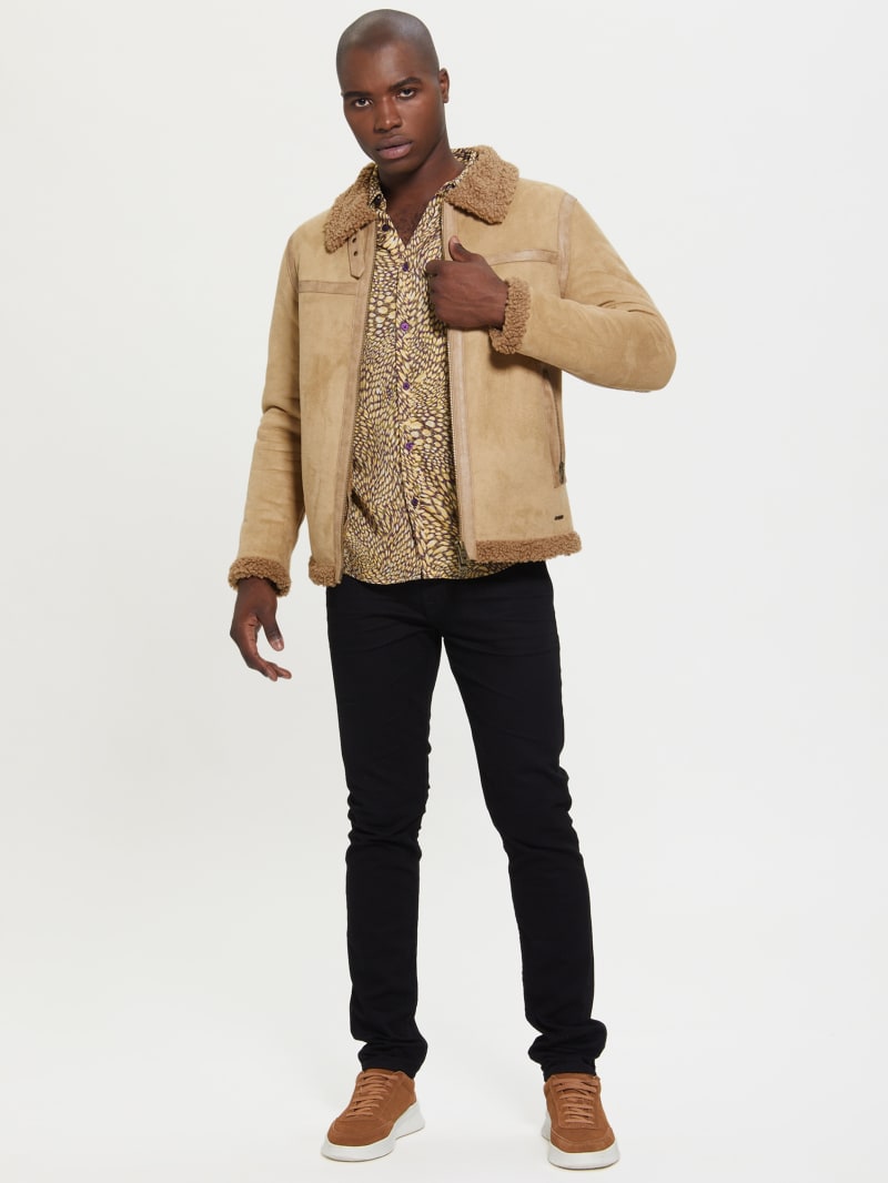 Faux sherpa jacket on sale mens