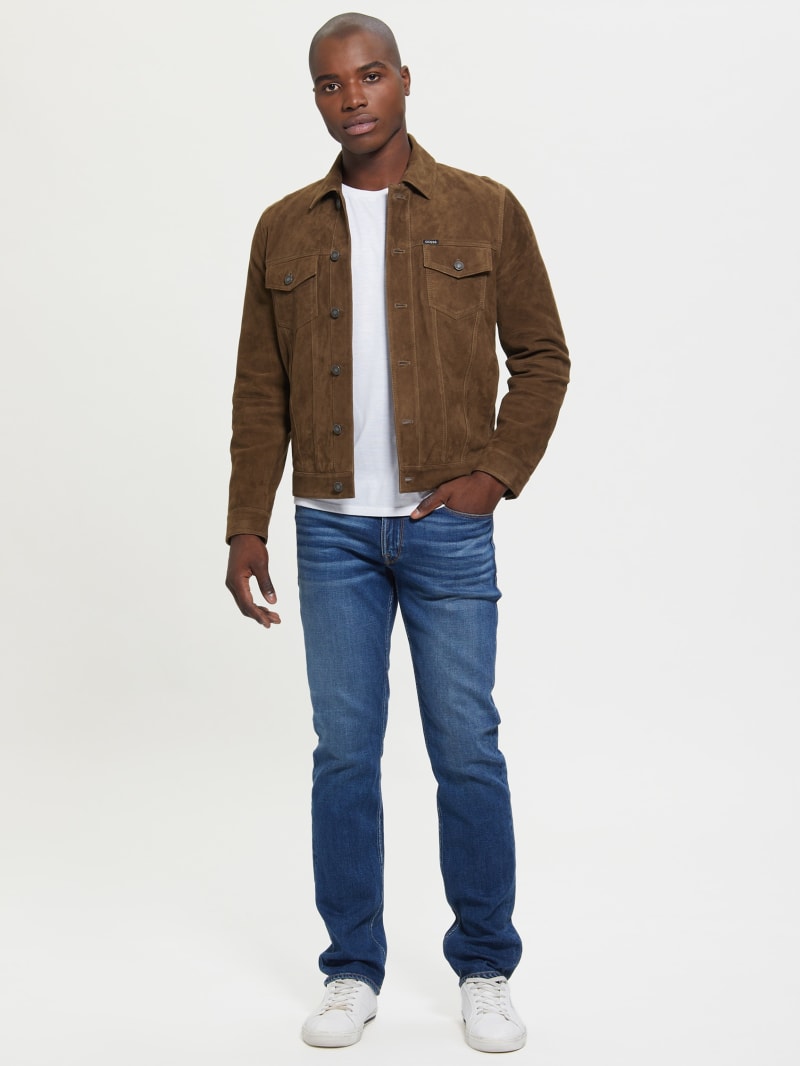 Suede Trucker Jacket GUESS