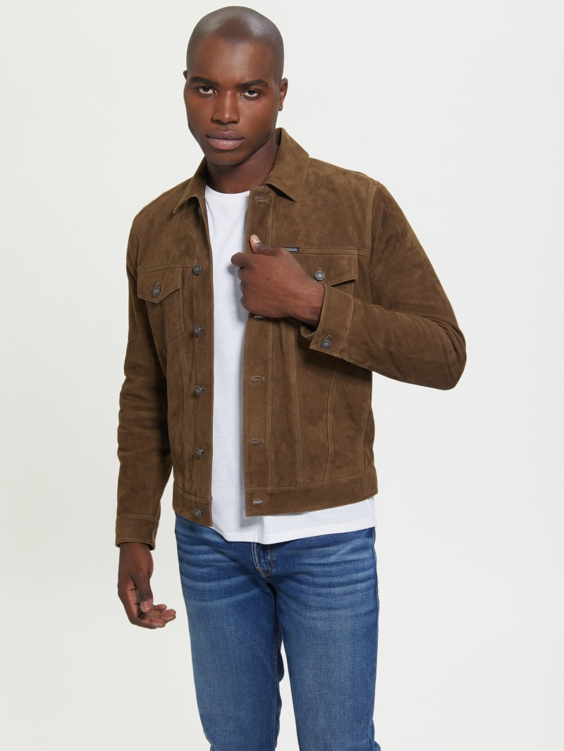 Guess brown deals jacket