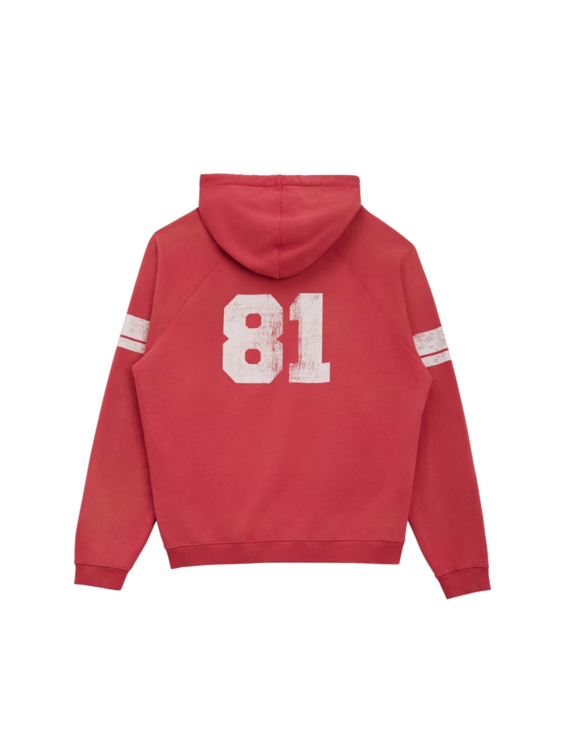 Guess red hoodie best sale