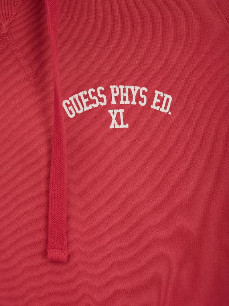 Guess red hoodie top