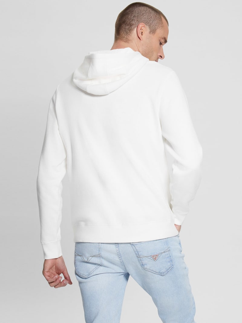 Guess roy logo pullover hoodie new arrivals