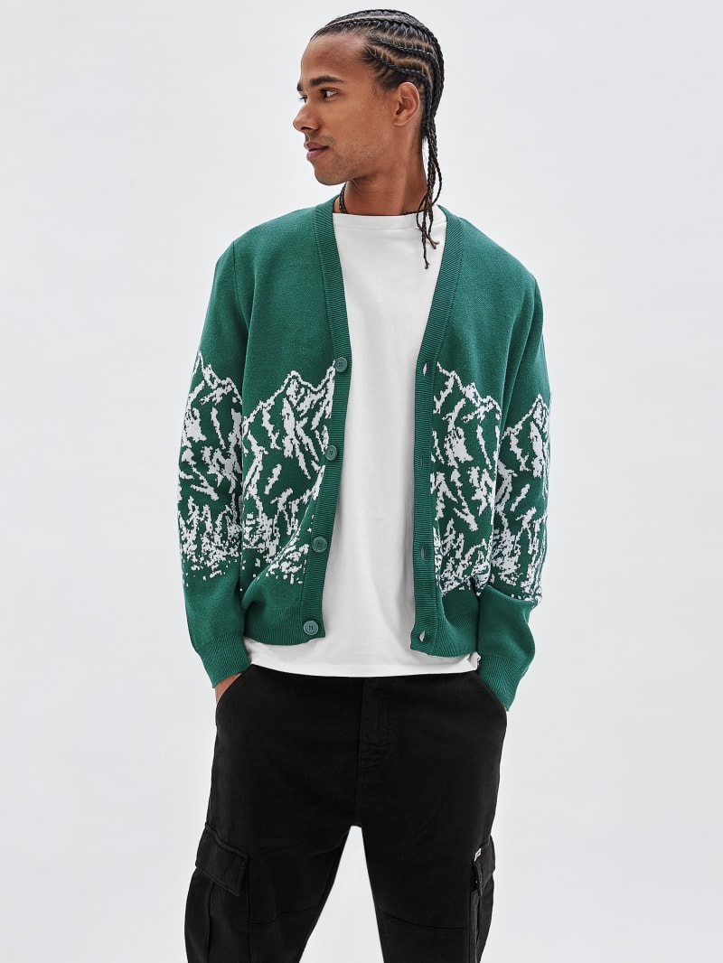 Guess cardigan mens new arrivals