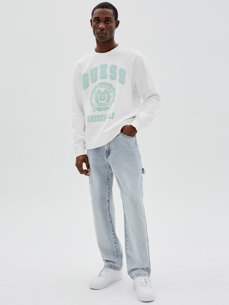 GUESS Originals Logo Crewneck Pullover | GUESS