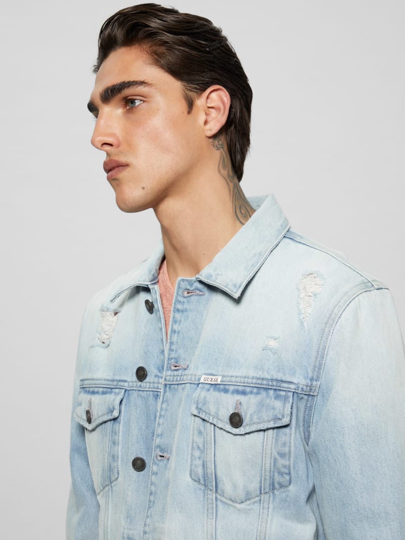Guess dillon denim jacket new arrivals