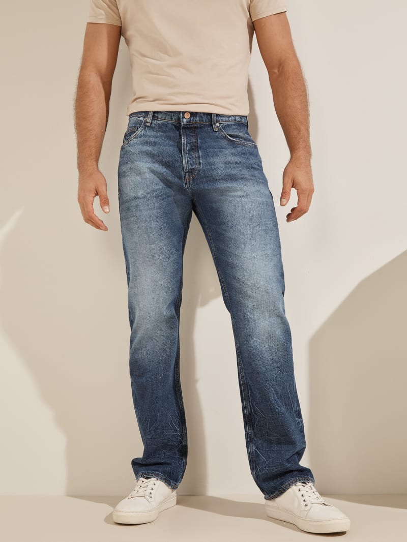 Rodeo Destroyed Straight Leg Jeans
