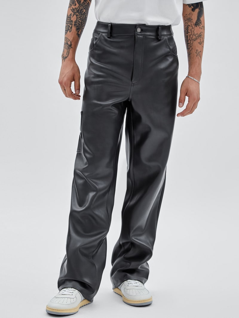 GUESS Originals FauxLeather Carpenter Pants GUESS
