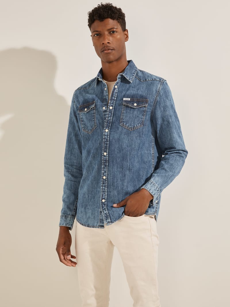 Guess chambray shirt