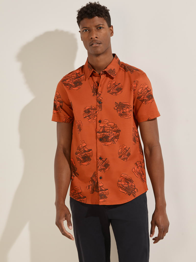 Guess flower shirt clearance