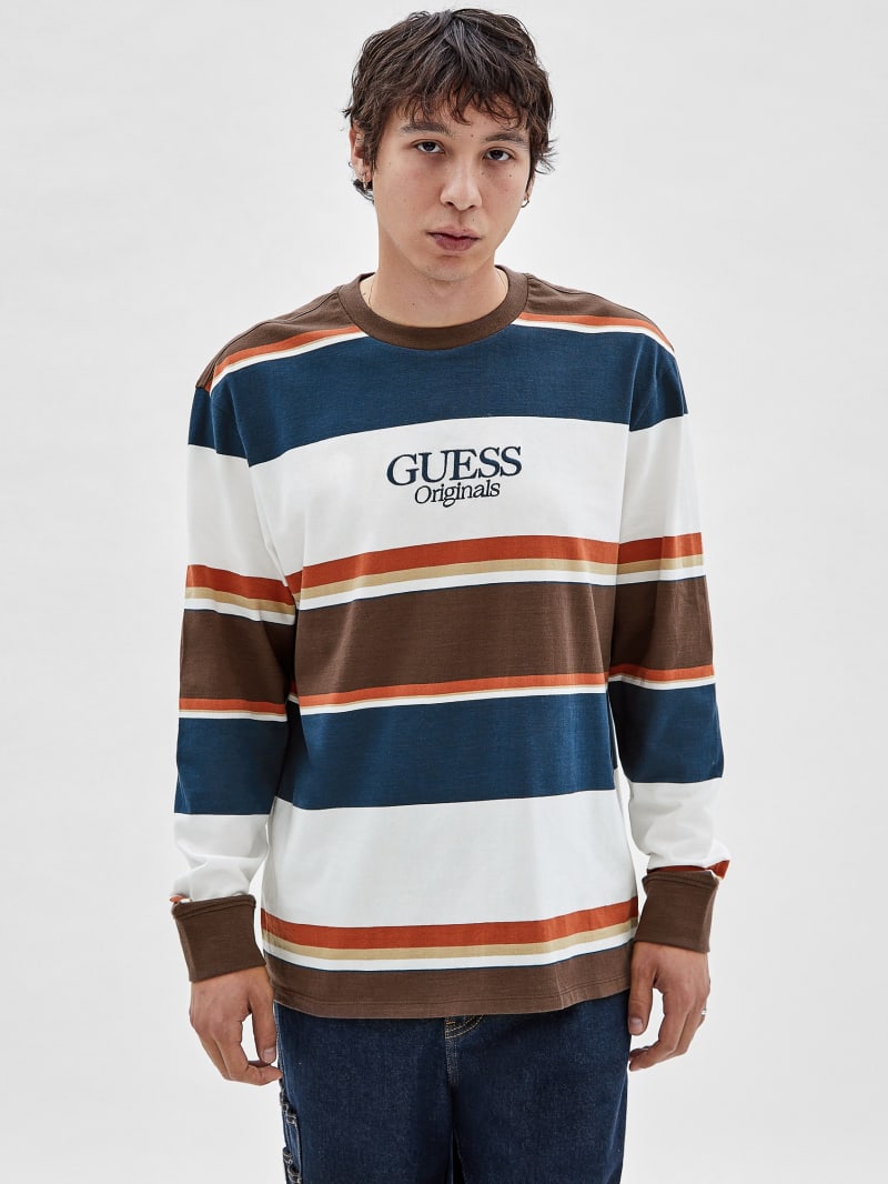 Guess travis pinstripe long sleeve discount