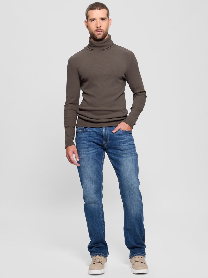 Grey turtleneck t best sale shirt