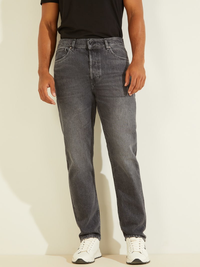 Faded Black Denim Jeans GUESS