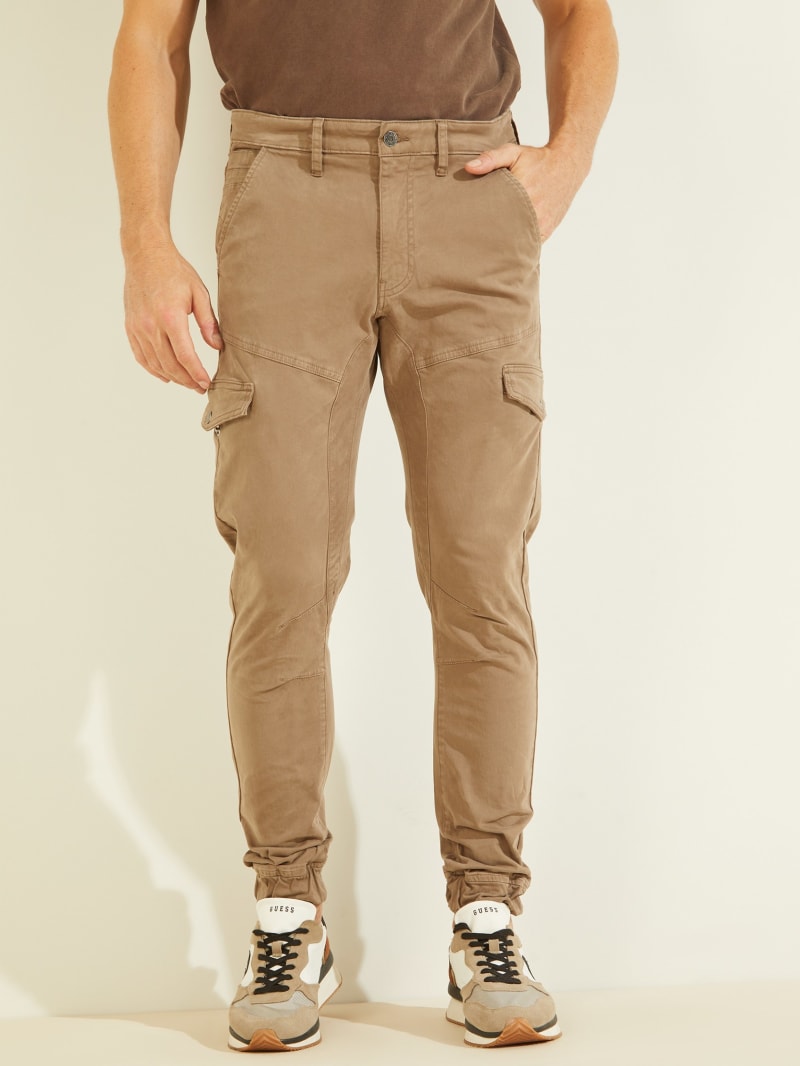 Guess cargo pants mens discount