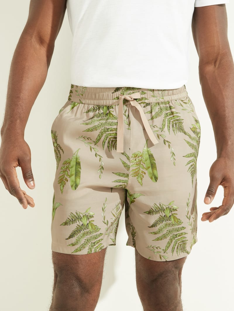 Eco Pheonix Palms Washed Shorts