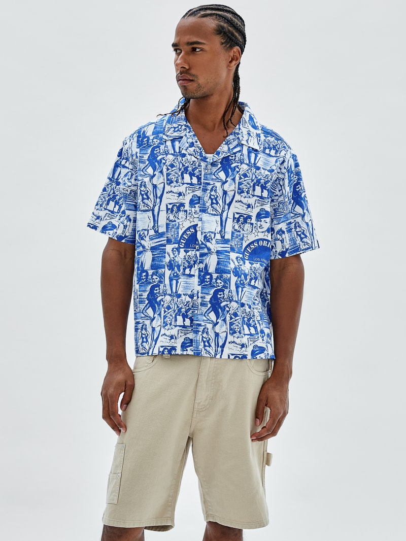 GUESS Originals Vintage Print Shirt GUESS