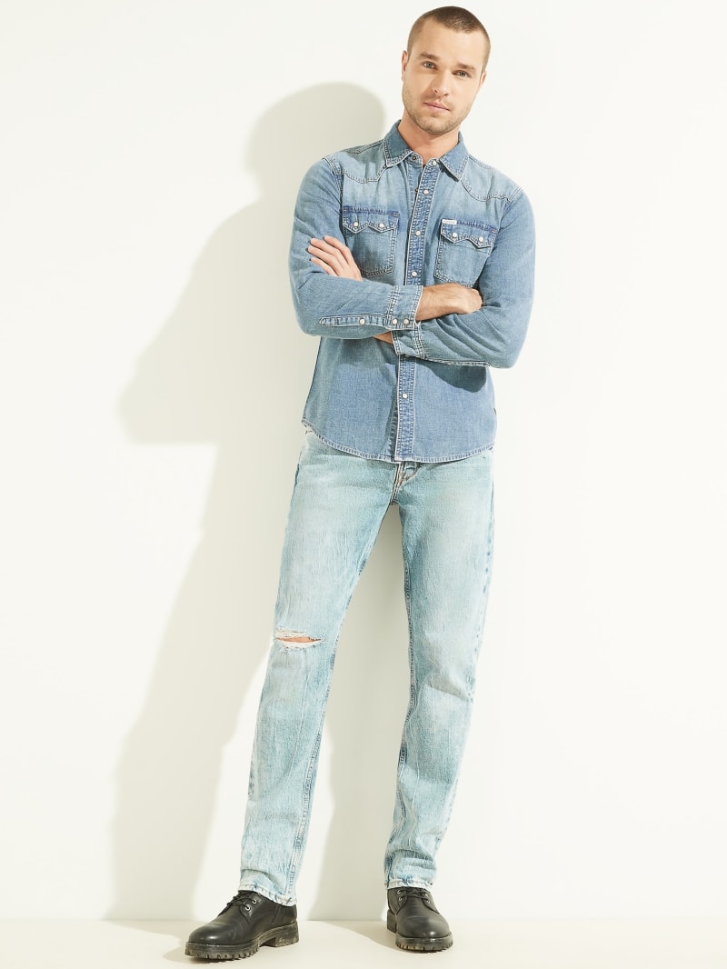 Men's Light Wash Denim & Jeans